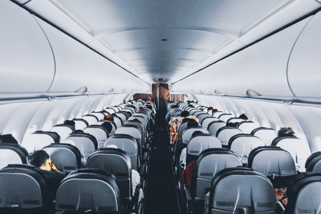 picture of seats on plane