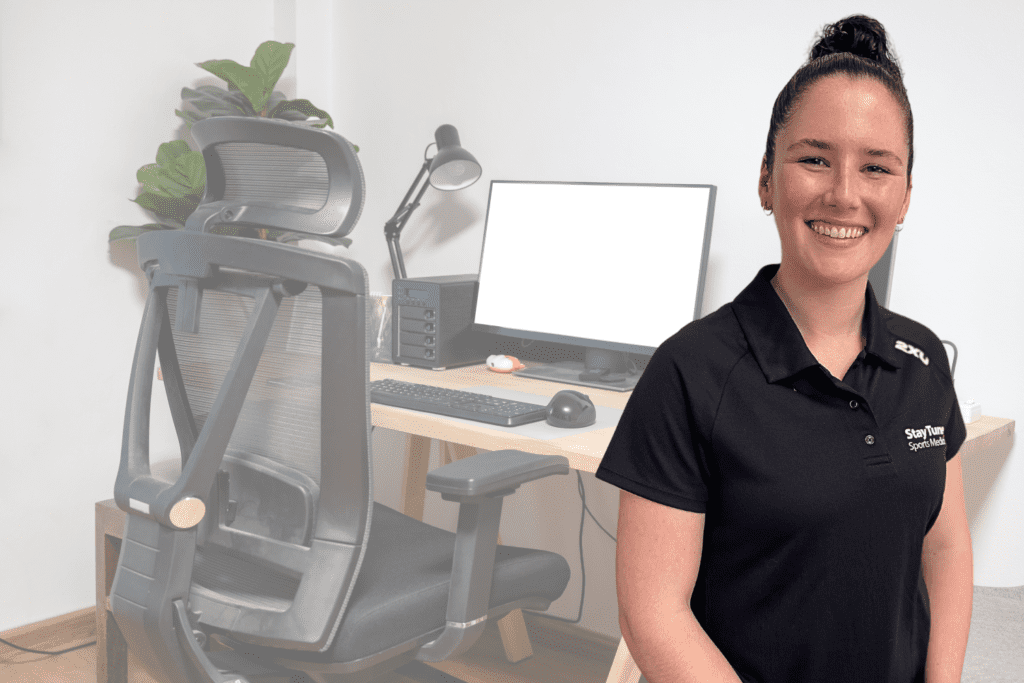 emily talks office ergonomics