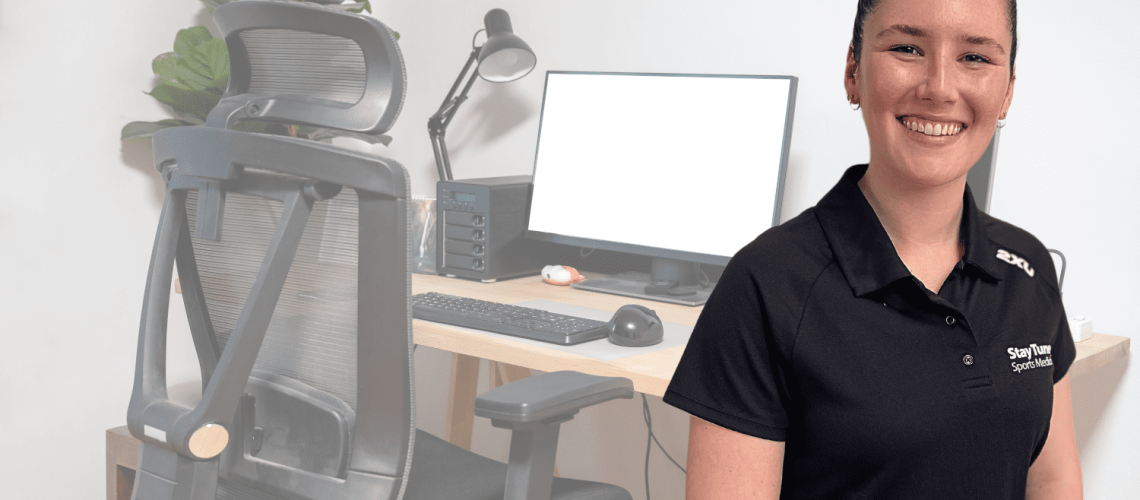 emily talks office ergonomics